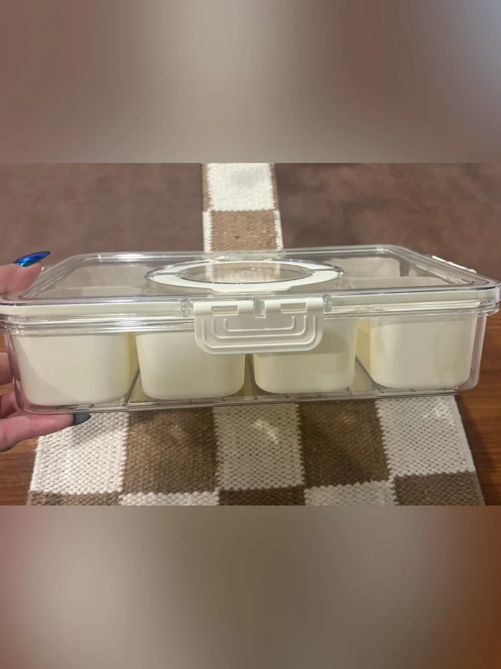 Snackle Box Organizer (Cream)